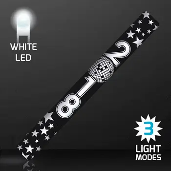 New Years Eve 2018 White LED Cheer Sticks