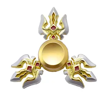Trident Red and Gold Alloy EDC Fidget Spinner