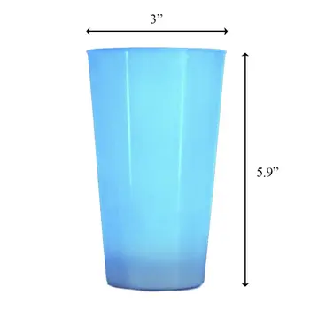Blue Light Up Party LED Glow Cup