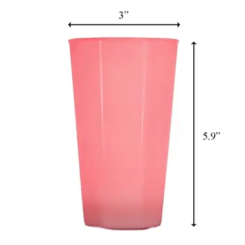 Red Light Up Party LED Glow Cup