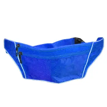Blue EL Fanny Pack Belly Bag with Adjustable and Easy Release Clip