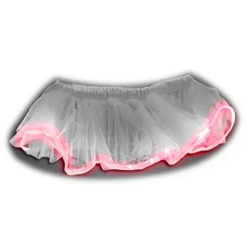 Red EL Tulle Ballet Tutu White Skirt Twirling Ballerinas