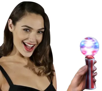 Light Up Magic Patriotic USA Spinning Wand