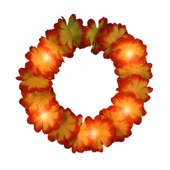 Light Up Flashing Fall Autumn Flower Crown Headband