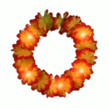 Light Up Flashing Fall Autumn Flower Crown Headband