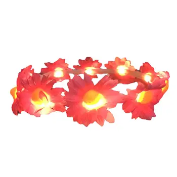 Pink Flowers LED Daisy Floral Headband