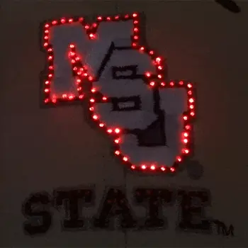 Mississippi State Bulldogs Flashing Fiber Optic Cap