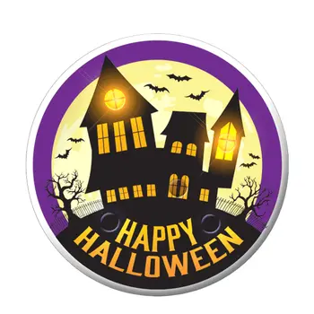 Flashing Haunted House Necklace
