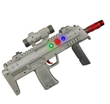 13 Inch Light Up High Technology Rifle With Sound Effects