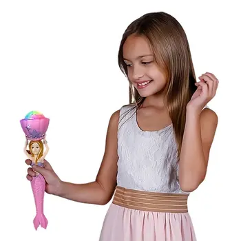 Multicolor LED Little Mermaid Prism Wand