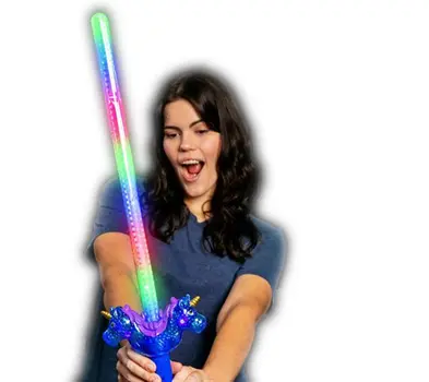 Multicolor Double Unicorn Sword