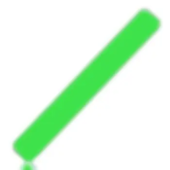 Premium LED Foam Cheer Sticks Green for Mardi Gras