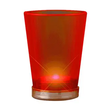 Light Up Shot Glass Red