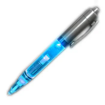 Light Up Writing Pen Blue