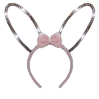 Light Up Starlight Easter Bunny Ears Bendable Headband