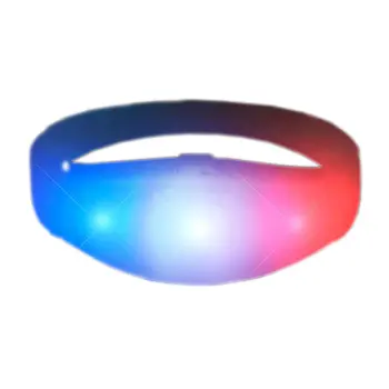Rubber Frosted Patriotic Bracelet