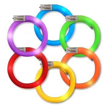 Assorted LED Rainbow Tube Bracelets Pack of 25