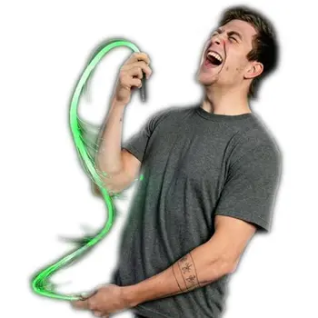 Light Up Fiber Optic Whip 6 Ft Green