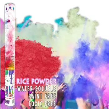 Red Holi Powder Confetti Cannon 18 Inch