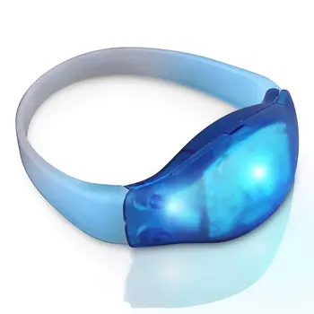 Sound Activated Blue LED Bracelet