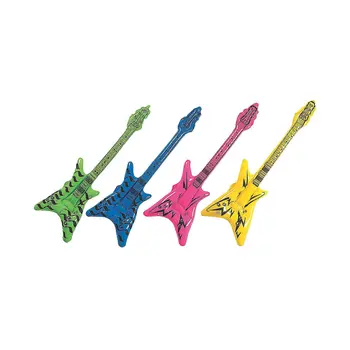 Assorted Inflatable V Guitar 1 Piece