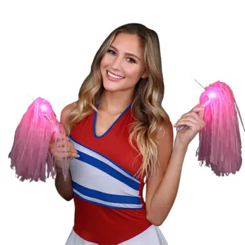 LED Team Spirit Pom Pom Pink
