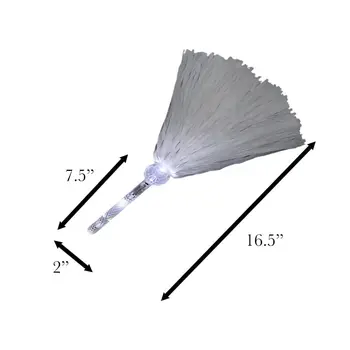 LED Team Spirit Pom Pom White