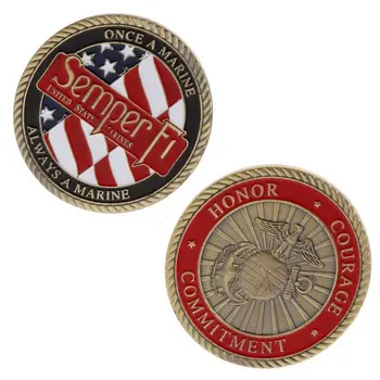 Semper Fi US Marine Commemorative Coin