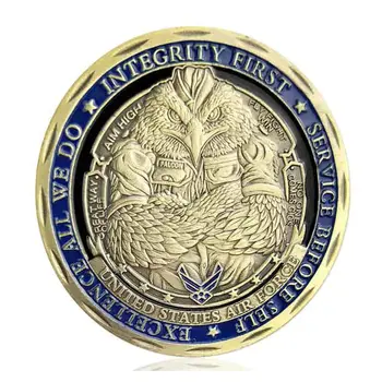 United States Department of Air Force Gold Plated Commemorative Coin
