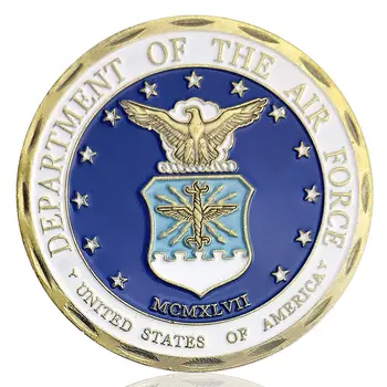 United States Department of Air Force Gold Plated Commemorative Coin