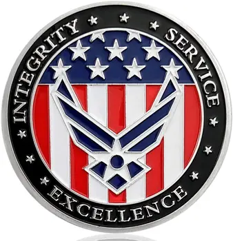 US Air Force Oath of Enlistment Challenge Silver Coin