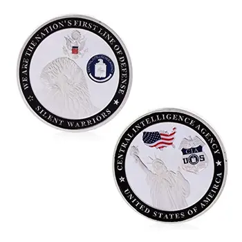 US Central Intelligence Agency Challenge Silver Coin