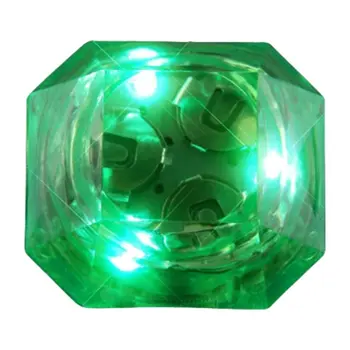Huge Gem Ring Green Diamond