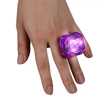 Huge Gem Ring Purple Diamond