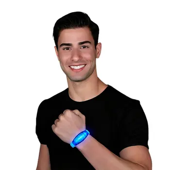 Rubber Frosted Blue Bracelet