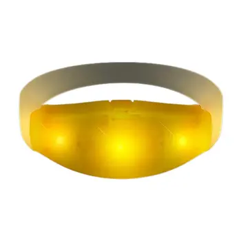 Rubber Frosted Yellow Bracelet