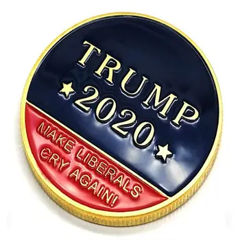 Donald Trump 2020 Merica Gold Commemorative  MAGA Coins