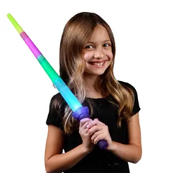 Light Up Expandable Multicolor Neon Swords