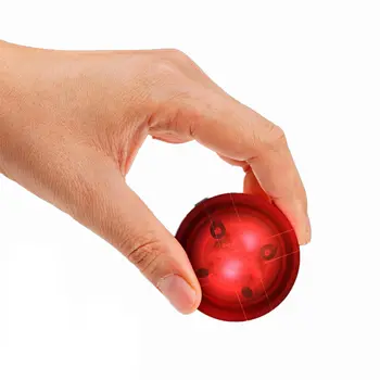 LED Impact Activated Bouncy Ball Red