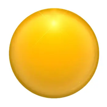 Light Up Round Badge Pin Yellow