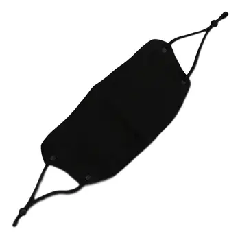 Reusable Adjustable Black Face Mask for Adults