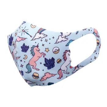 Unicorn Little Ponies Kid Sized Soft Stretchable Face Mask
