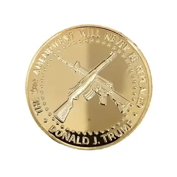 2020 Freedom Donald Trump 2nd Amendment Gold Plated Coin