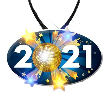 2021 Charm New Years Eve Lanyard Necklace