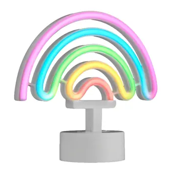 USB LED Desk Rainbow Tabletop Sign Multicolor