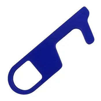 Multifunctional No Touch Tool Carry On Door Press Opener Blue