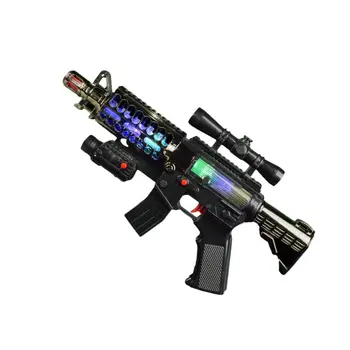13 Inch Light Up Illuminating Flashlight Spring Riffle
