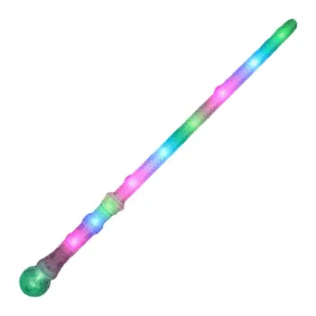 28 Inches Electric Flashing Strobe Light Saber Sword with Prism Ball