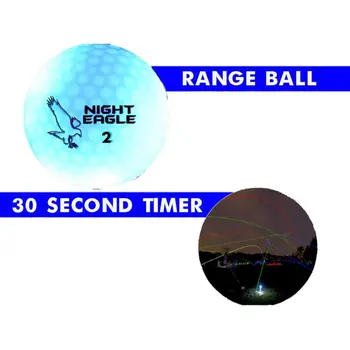 30 Second LED Golf Ball Pack of 24 Blue
