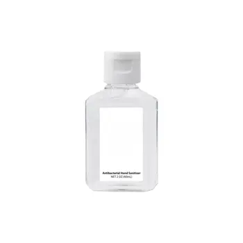 Custom Two Ounce Square Bottle Hand Sanitizer Pack of 300